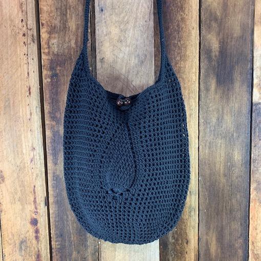 Crochet Shoulder Bag Lined